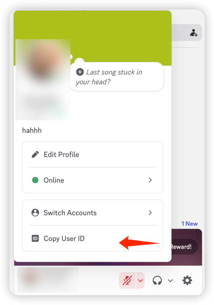 Copy Own User ID