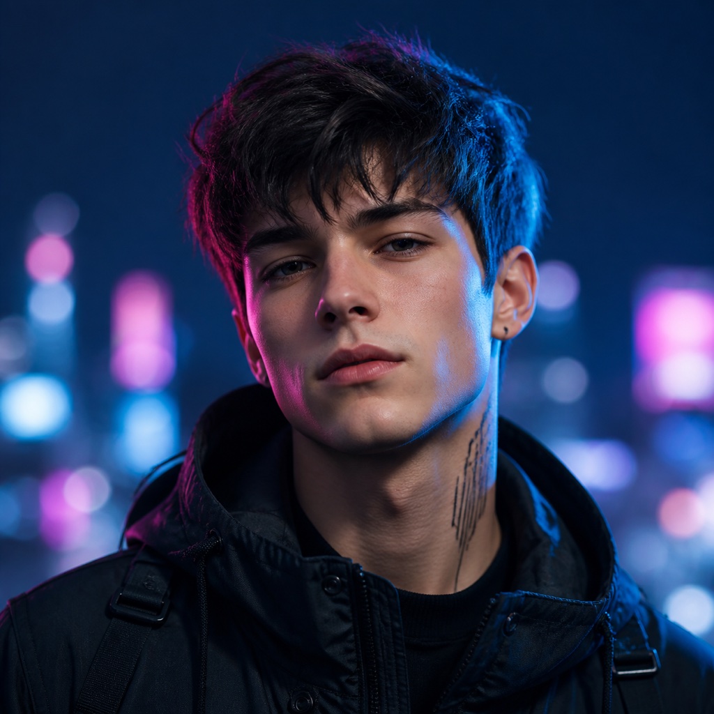 Cyber Neon sample avatar